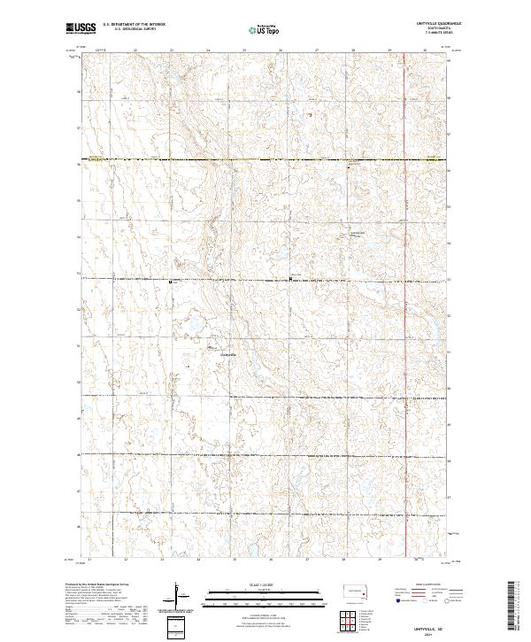 USGS Topographic Map – Unityville
