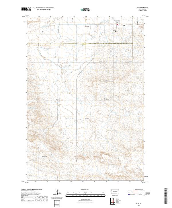 USGS Topographic Map – Vale