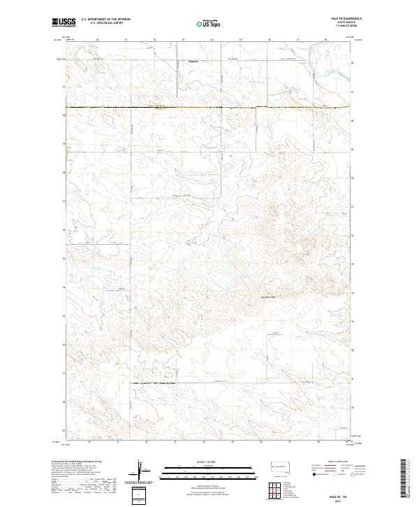 USGS Topographic Map – Vale SE