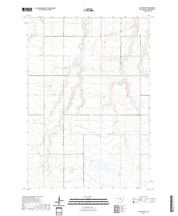 USGS Topographic Map – Vayland NW