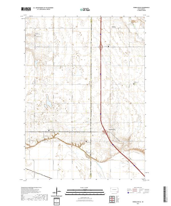 USGS Topographic Map – Vermillion SE