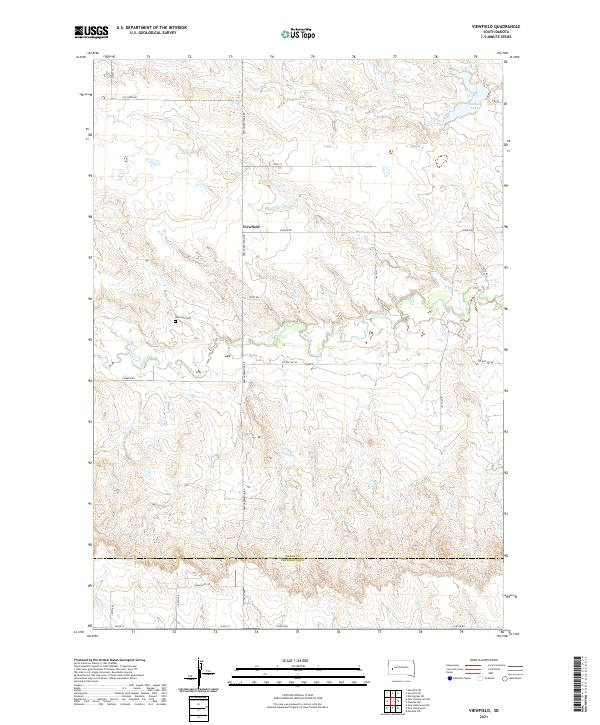 USGS Topographic Map – Viewfield