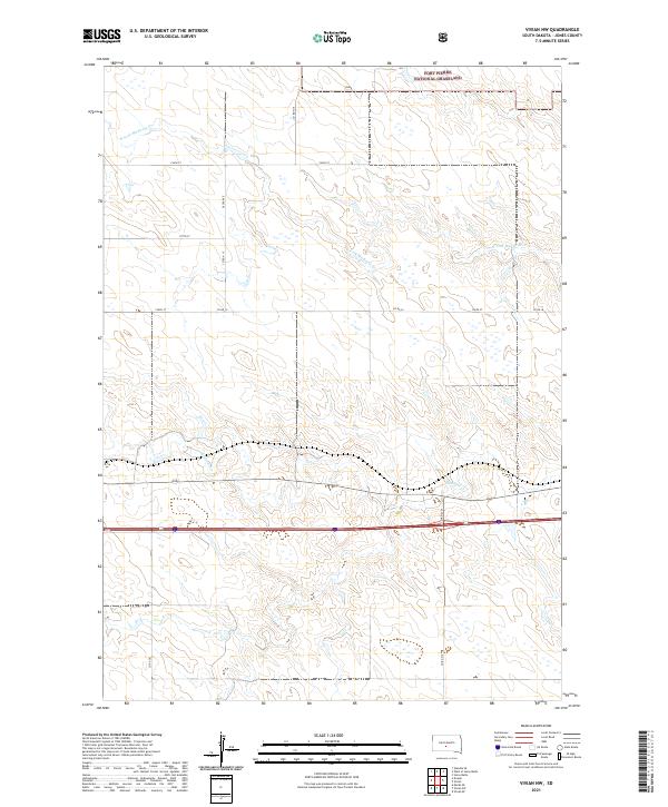 USGS Topographic Map – Vivian NW