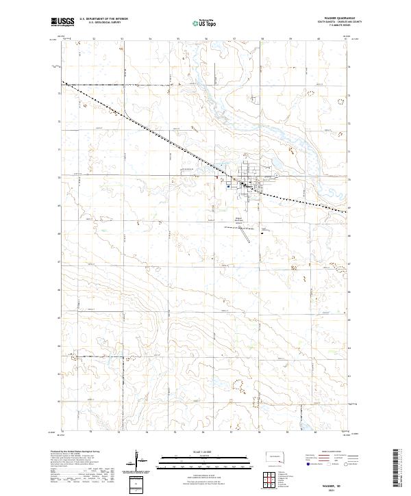 USGS Topographic Map – Wagner