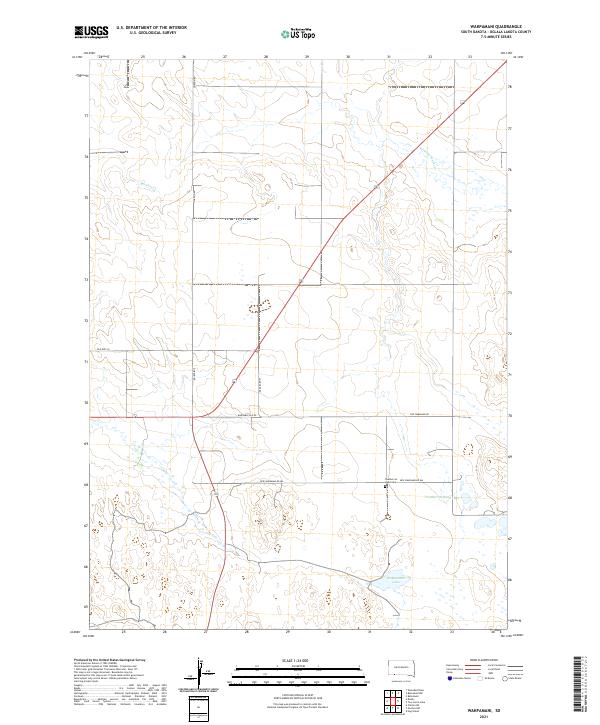 USGS Topographic Map – Wakpamani