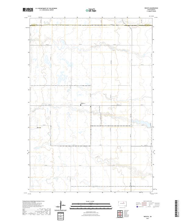 USGS Topographic Map – Wecota