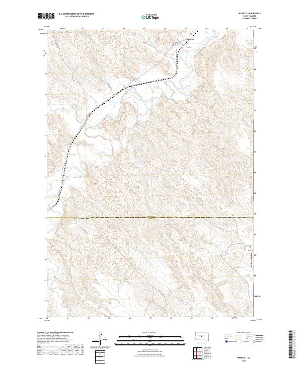 USGS Topographic Map – Wendte