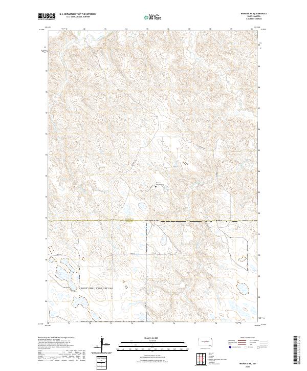 USGS Topographic Map – Wendte NE