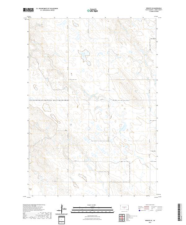 USGS Topographic Map – Wendte SE