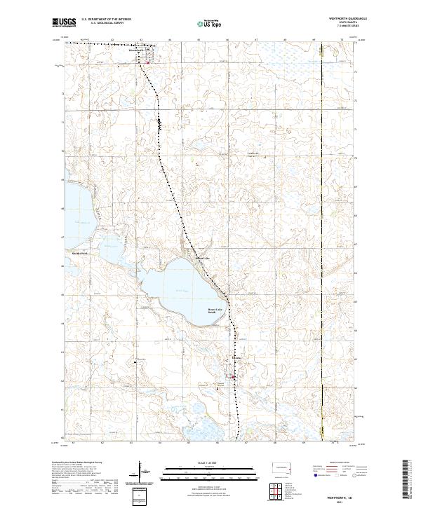 USGS Topographic Map – Wentworth