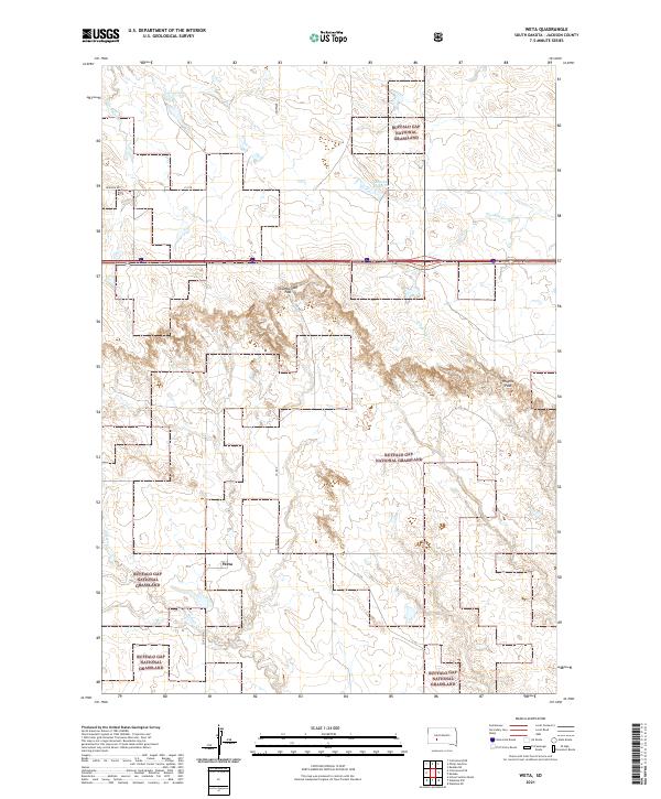 USGS Topographic Map – Weta