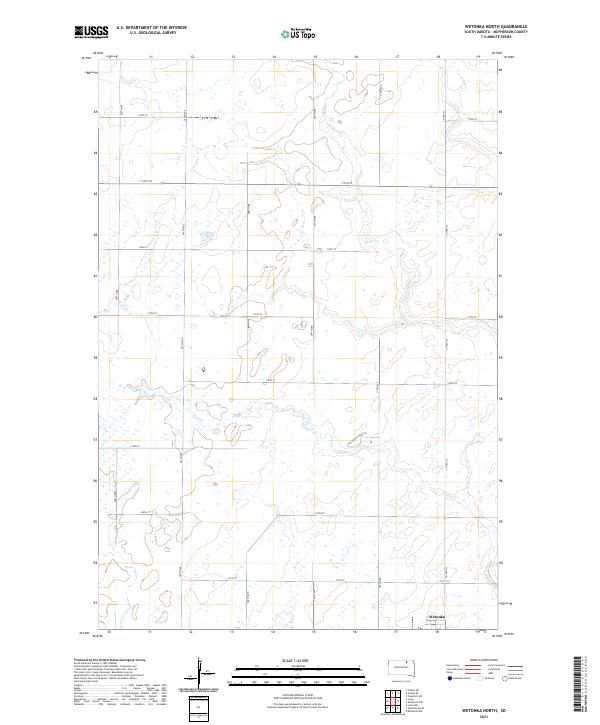 USGS Topographic Map – Wetonka North