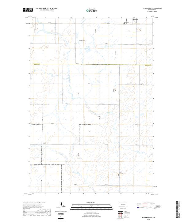 USGS Topographic Map – Wetonka South