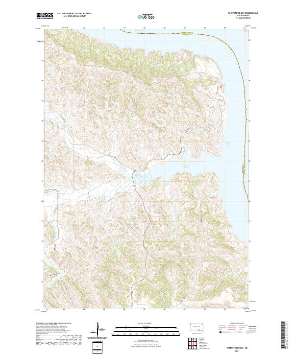 USGS Topographic Map – Whetstone Bay