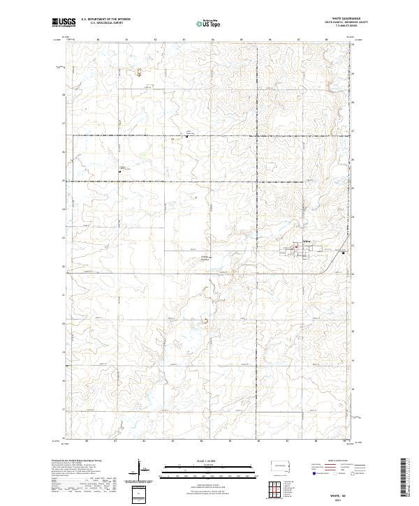 USGS Topographic Map – White