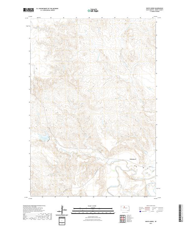 USGS Topographic Map – White Horse