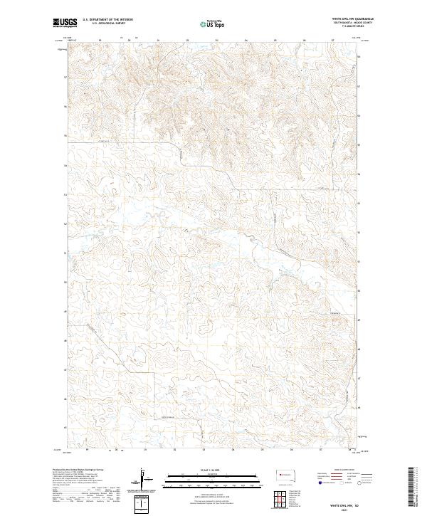 USGS Topographic Map – White Owl NW