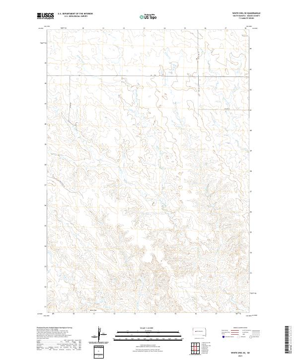 USGS Topographic Map – White Owl SE
