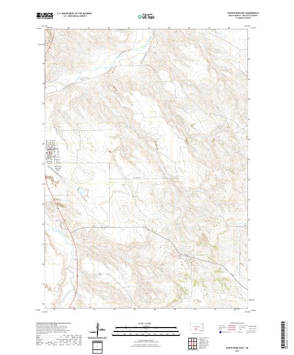 USGS Topographic Map – White River East