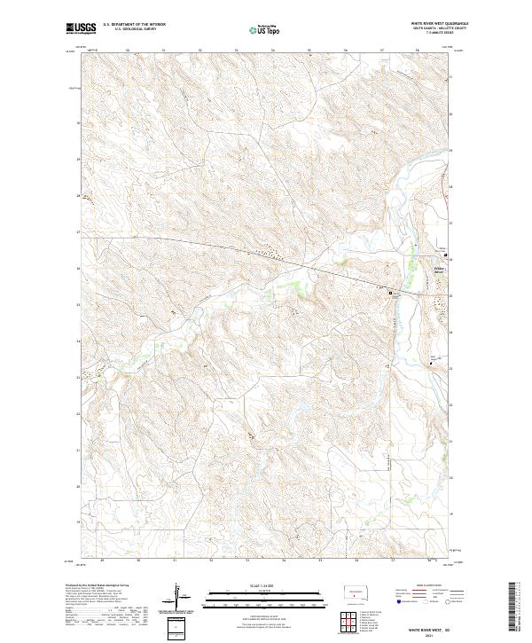 USGS Topographic Map – White River West