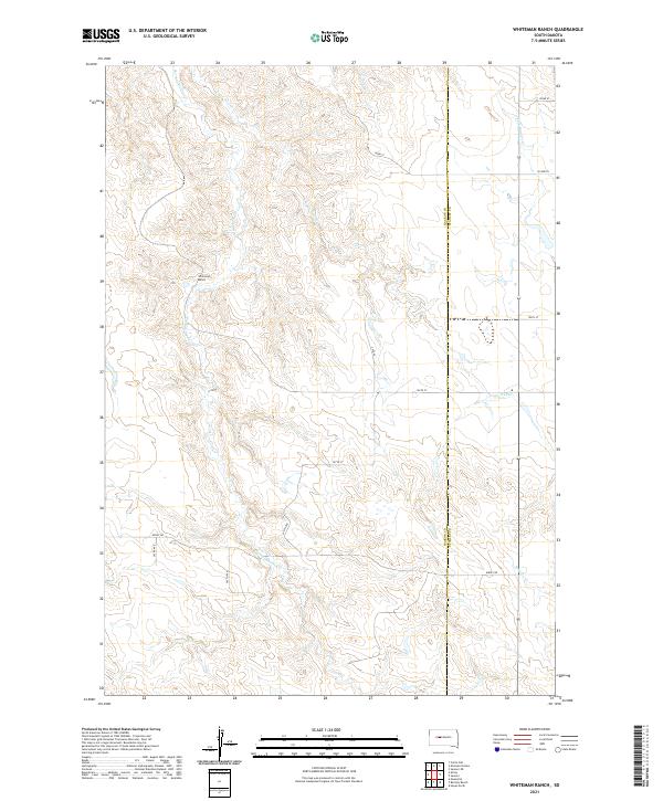 USGS Topographic Map – Whiteman Ranch