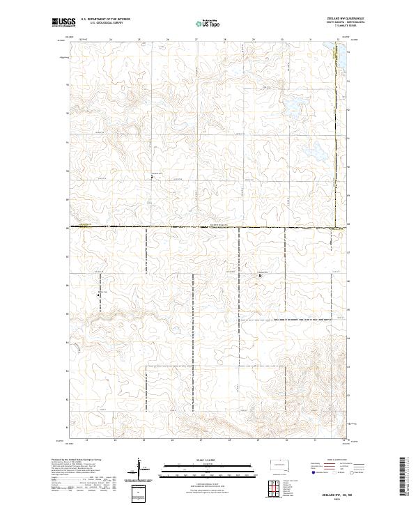 USGS Topographic Map – Zeeland NW