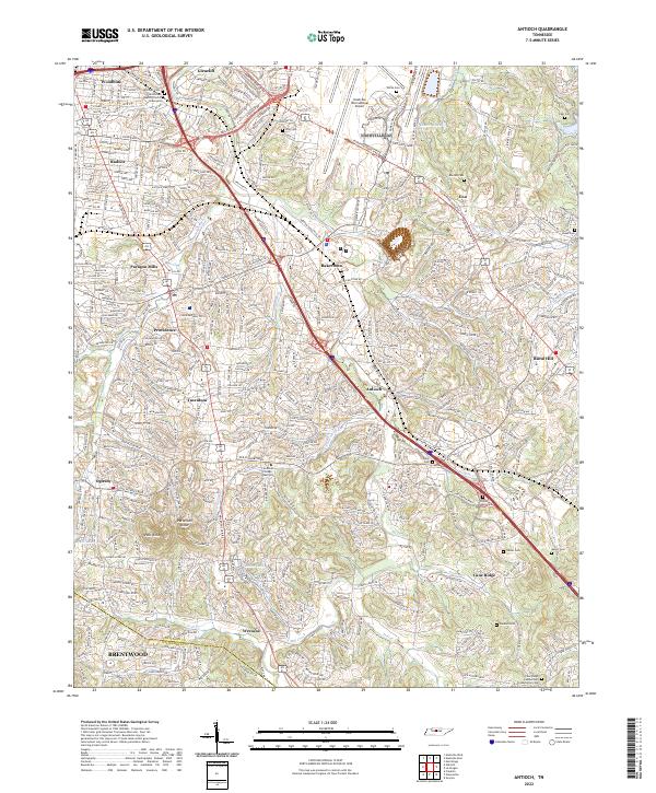 USGS Topographic Map – Antioch