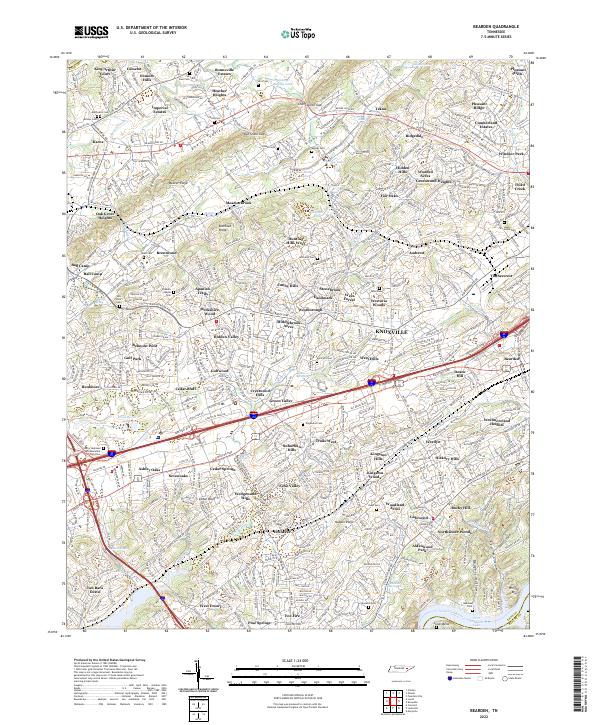 USGS Topographic Map – Bearden