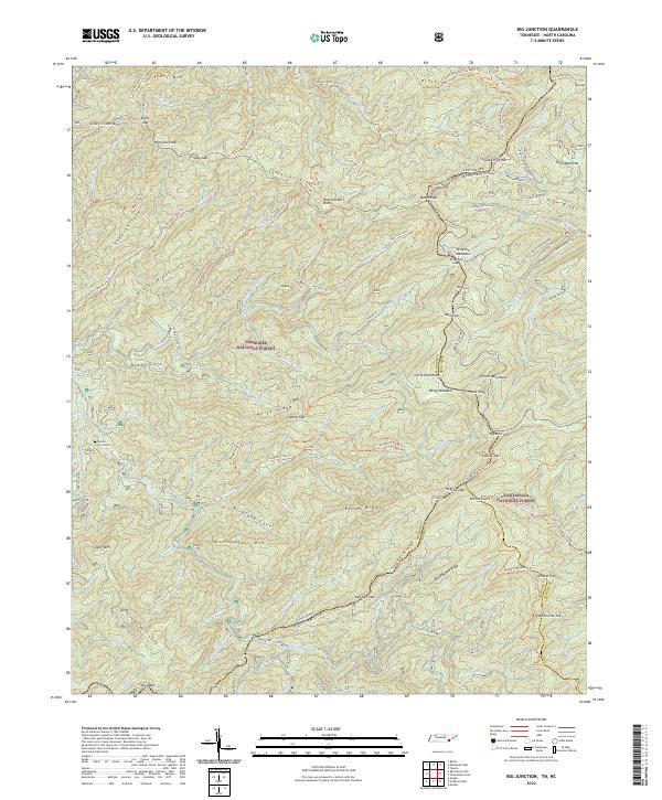 USGS Topographic Map – Big Junction