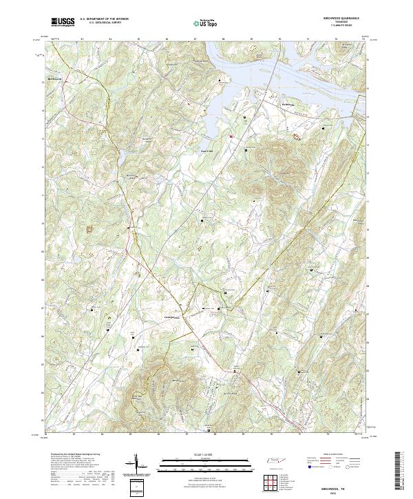 USGS Topographic Map – Birchwood