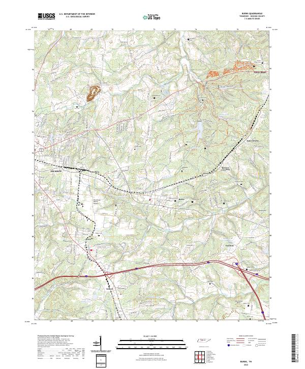 USGS Topographic Map – Burns