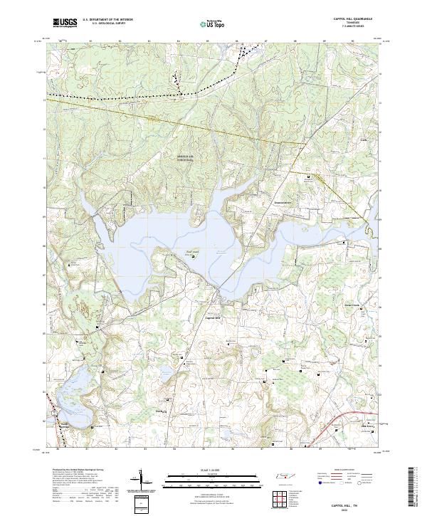 USGS Topographic Map – Capitol Hill