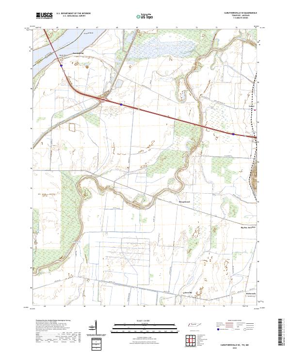USGS Topographic Map – Caruthersville SE