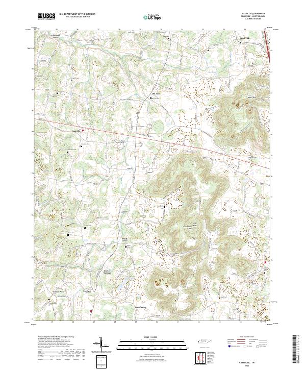 USGS Topographic Map – Cassville