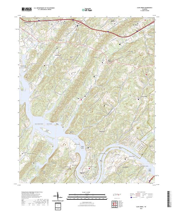 USGS Topographic Map – Cave Creek