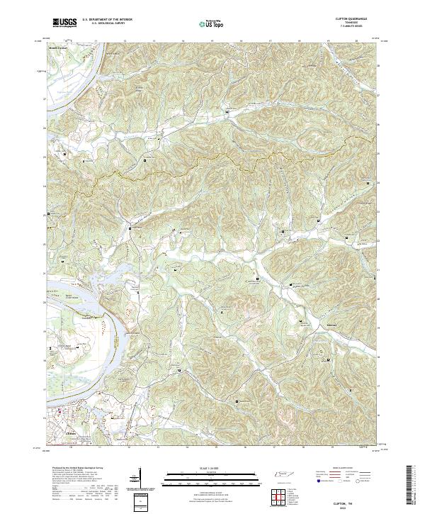 USGS Topographic Map – Clifton