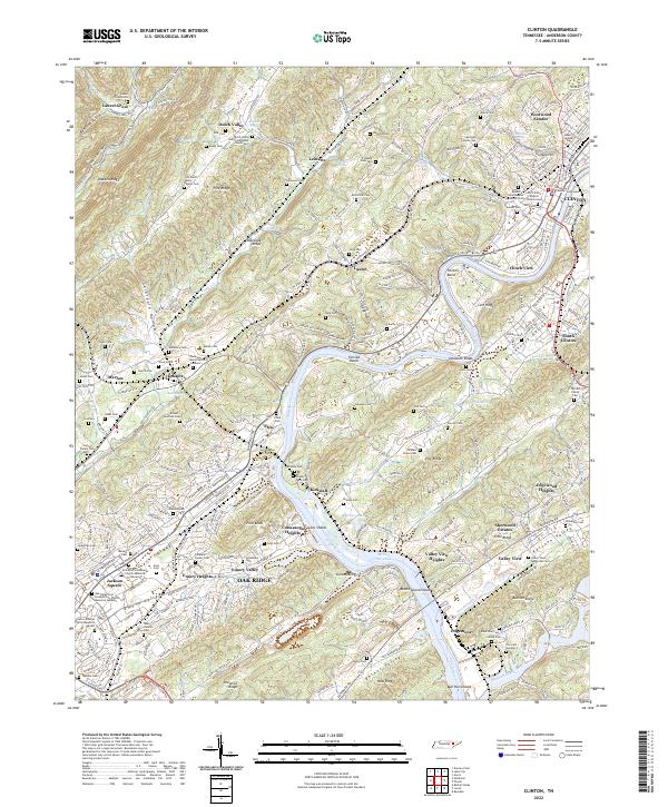 USGS Topographic Map – Clinton