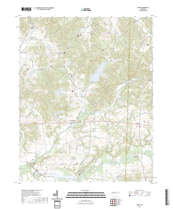 USGS Topographic Map – Como