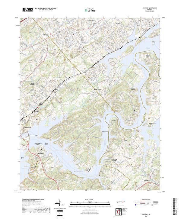 USGS Topographic Map – Concord