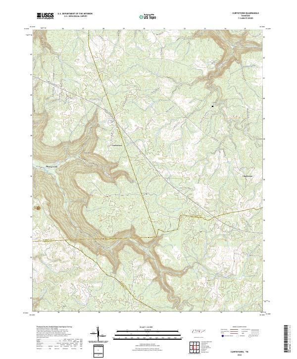 USGS Topographic Map – Curtistown