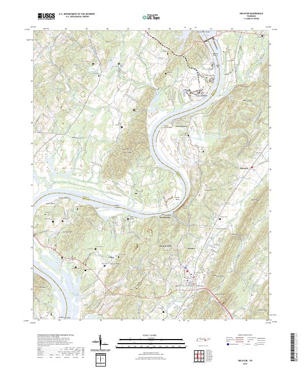 USGS Topographic Map – Decatur