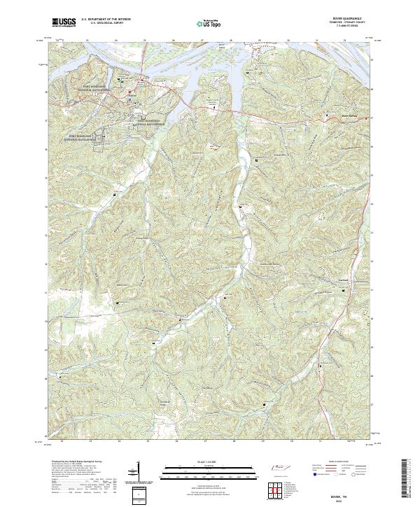 USGS Topographic Map – Dover