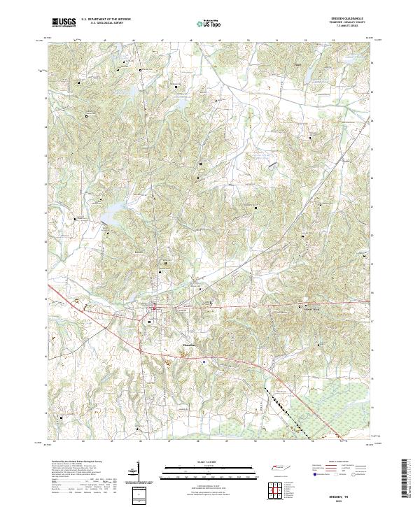 USGS Topographic Map – Dresden