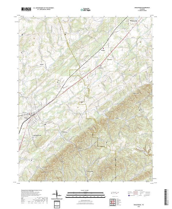 USGS Topographic Map – Englewood