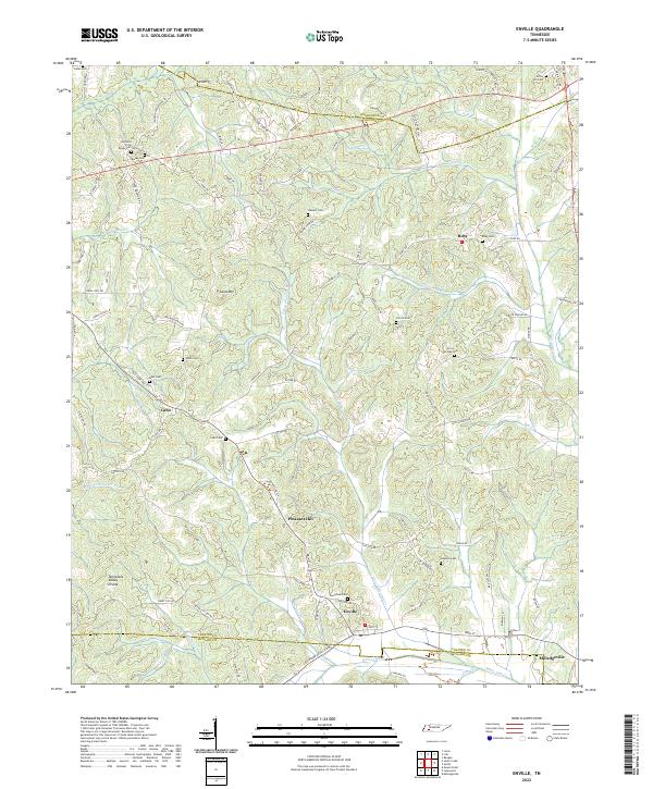 USGS Topographic Map – Enville