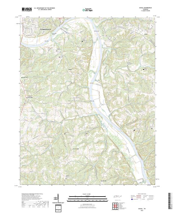 USGS Topographic Map – Excell