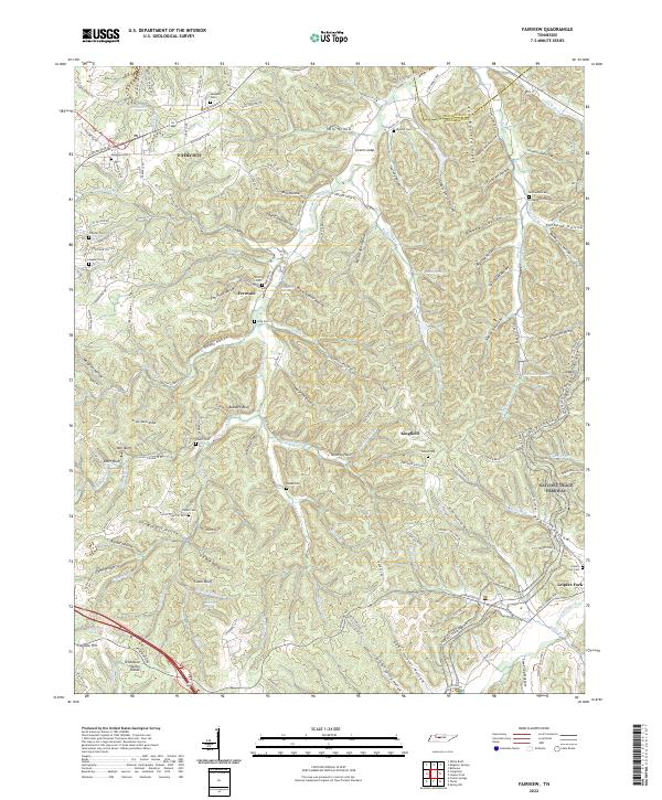 USGS Topographic Map – Fairview