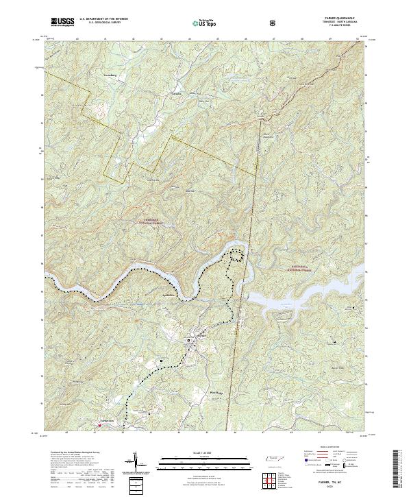 USGS Topographic Map – Farner