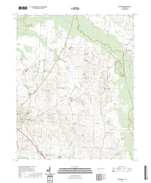 USGS Topographic Map – Friendship