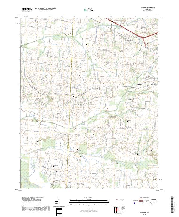 USGS Topographic Map – Gardner